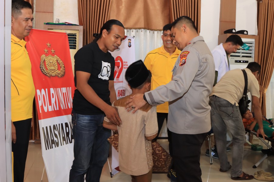 Polres Inhil Gelar Pemeriksaan Kesehatan Gratis
