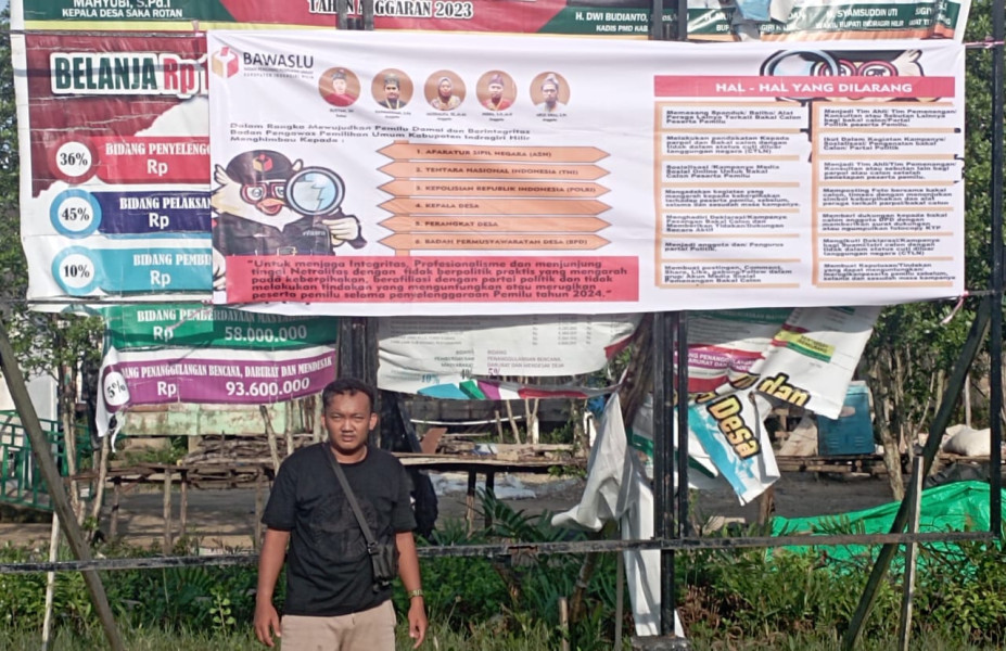 Bawaslu inhil menghimbau Kepala Desa,