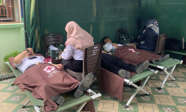 KKP Kelas III Tembilahan Kabupaten Indragiri Hilir Menggelar Donor Darah