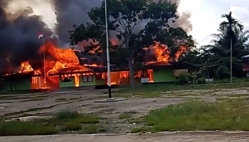 Kantor Camat Habis Terbakar di Makan Api