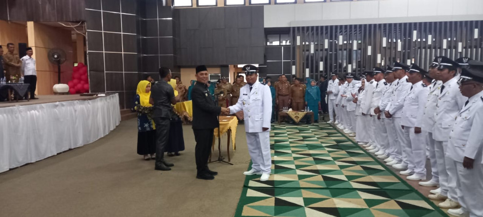 4 Kades Terpilih  dan 1 Pj Kades Wilayah GAS  Resmi Dilantik