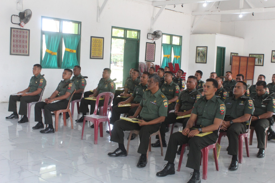 personil kodim 0314/Inhil Terima pembinaan