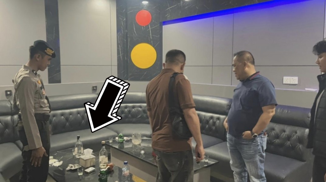 Botol kosong Dan Tempat Karaoke Terkena Razia Untuk Antisipasi Narkoba