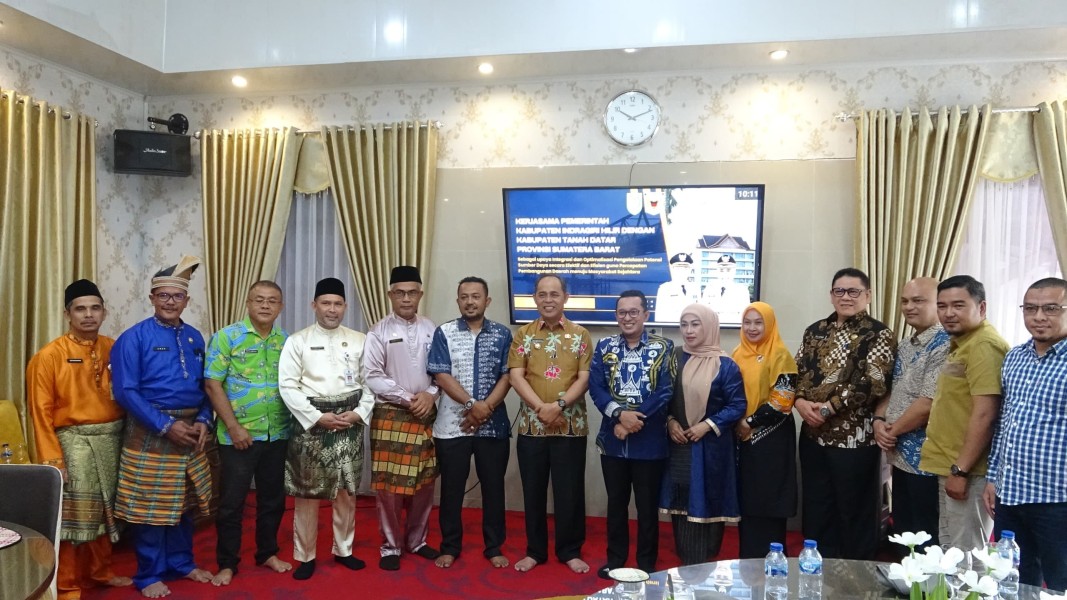 Bupati Herman Terima Kunjungan Bupati Tanah Datar, Perkuat Kerjasama Bidang Pertanian, Peternakan dan Transportasi