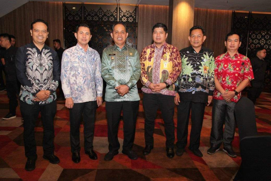 Pj. Bupati Inhil H. Herman, SE, MT Ikuti Rakor Pencegahan Korupsi