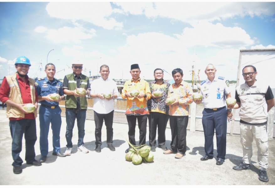 Bupati Inhil Update Progres Pelabuhan Roro Parit 21