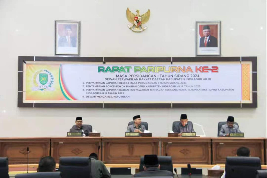 Rapat Paripurna Ke – 2  Masa Persidangan I Tahun Sidang 2024